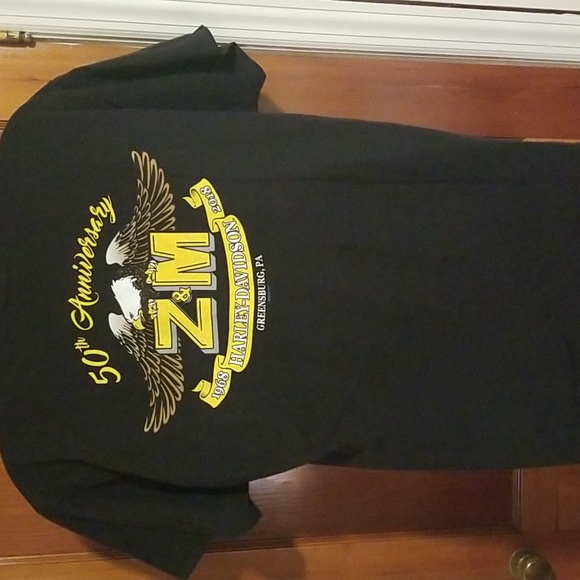 2018 Harley Davidson Motorcycle Skull Leprechaun Feeling Lucky Shirt X-Large - Picture 3 of 6